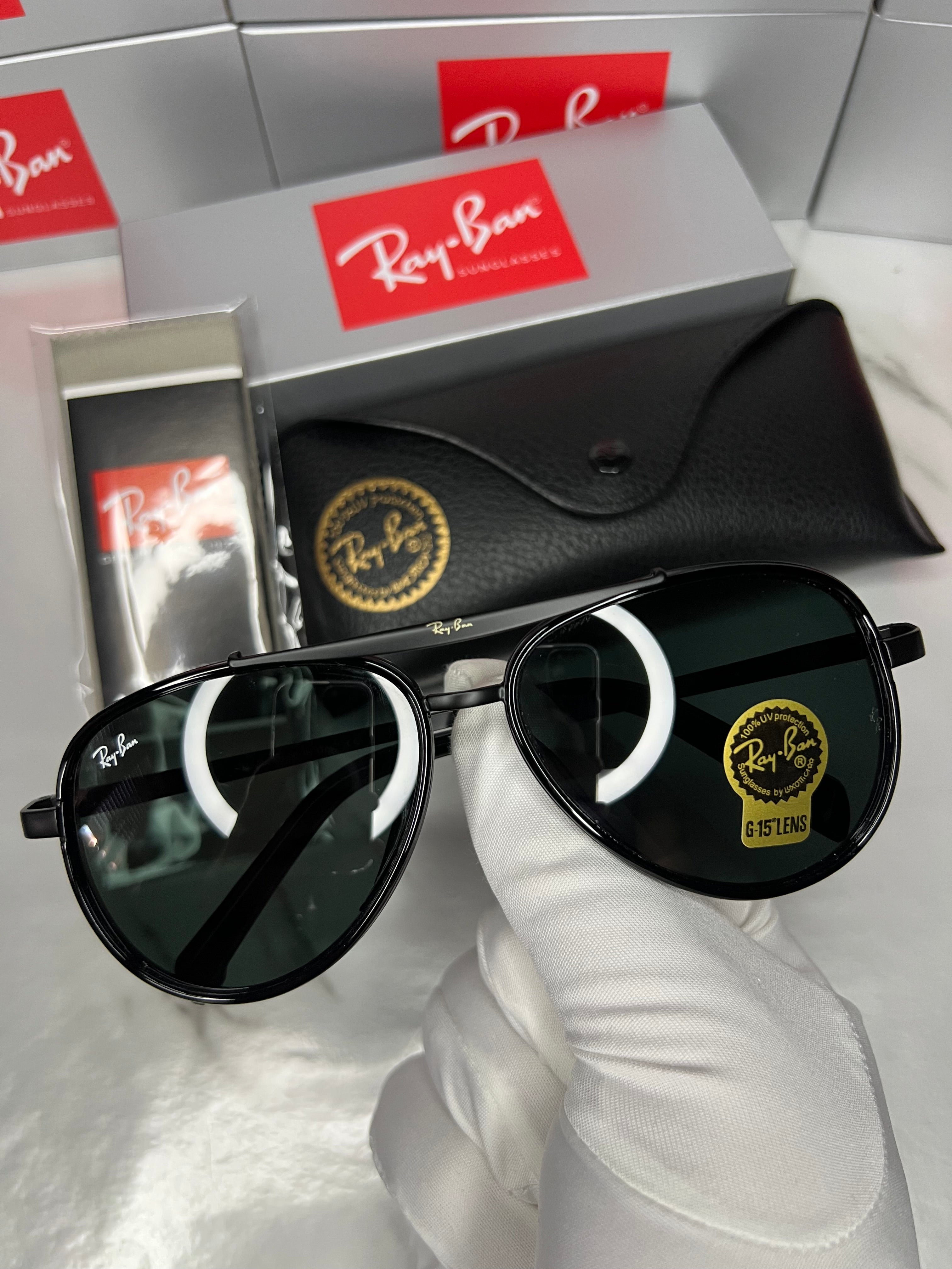 Ray-Ban "AVIATOR" New Collection "زجاج"
