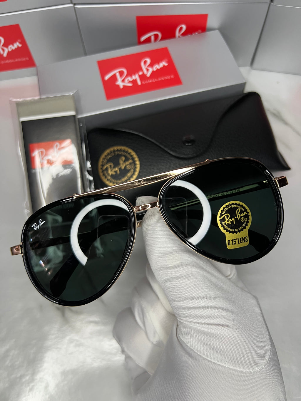 Ray-Ban "AVIATOR" New Collection "زجاج"