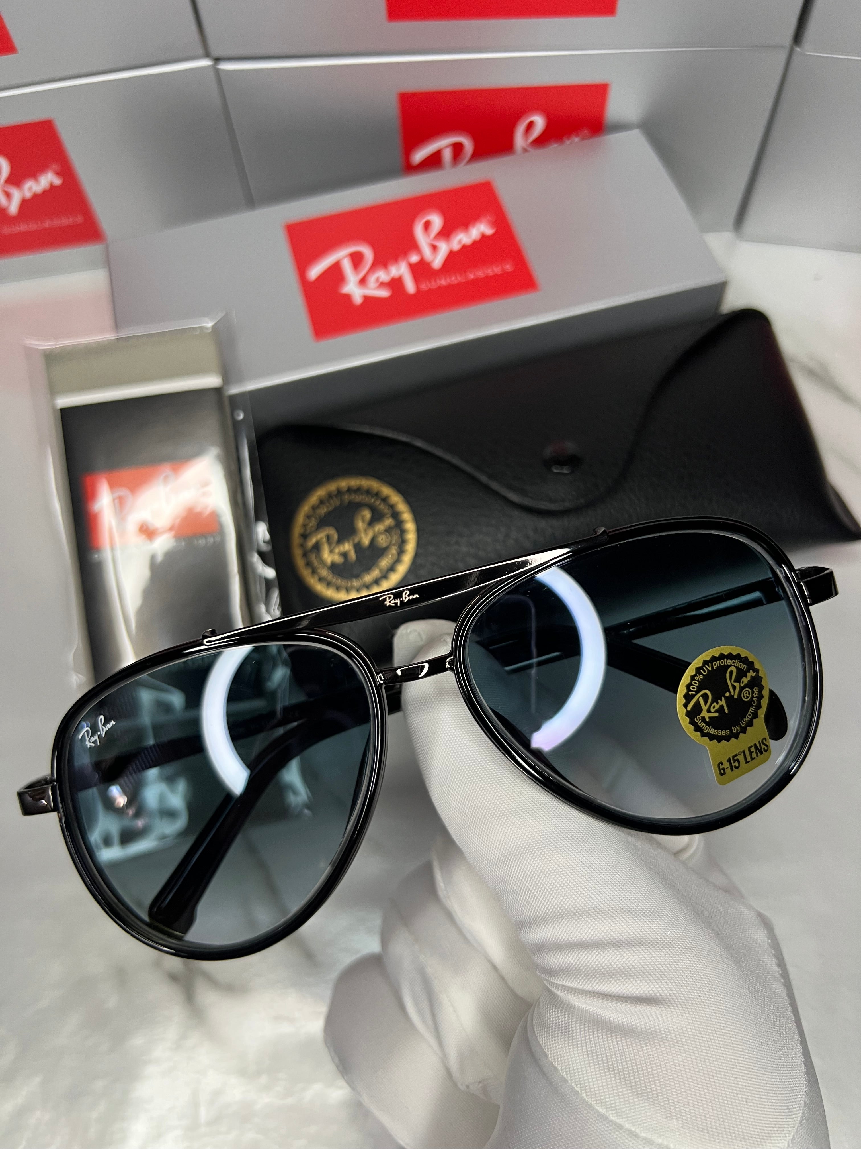 Ray-Ban "AVIATOR" New Collection "زجاج"
